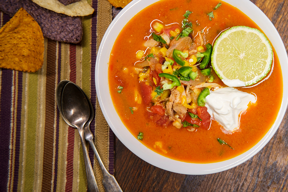 Spicy Southwest Chicken Soup