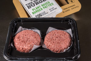 Packaging and contents of Beyond Meat Beyond Burgers
