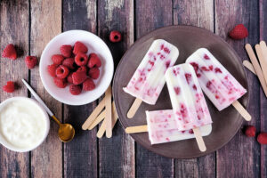 Raspberry Popsicles