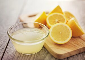 Freshly squeezed lemons