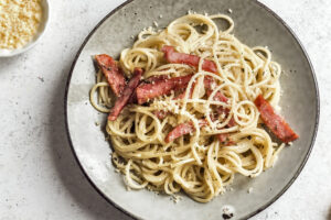 Pastrami Carbonara