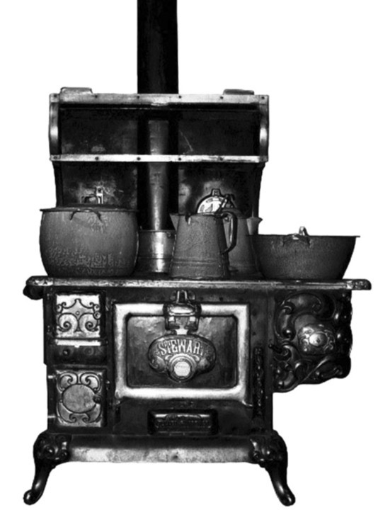 Cast iron cook stove