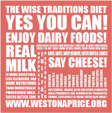 Yes You Can The Weston A. Price Foundation