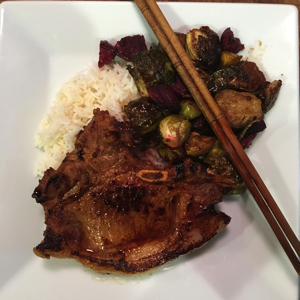 Blood Orange Asian Pork Chops