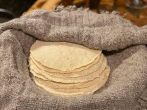 Homemade Corn Tortillas