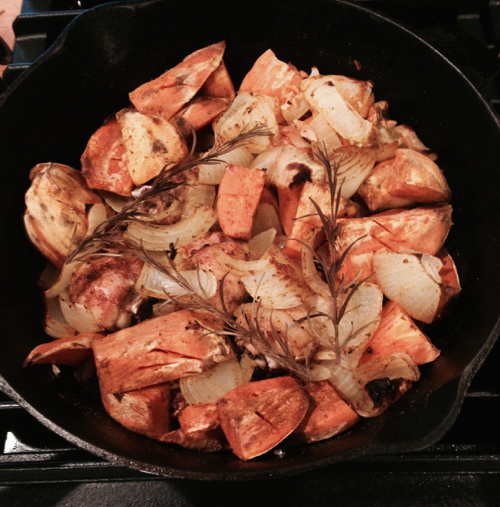 Curry Chicken and Sweet Potatoes