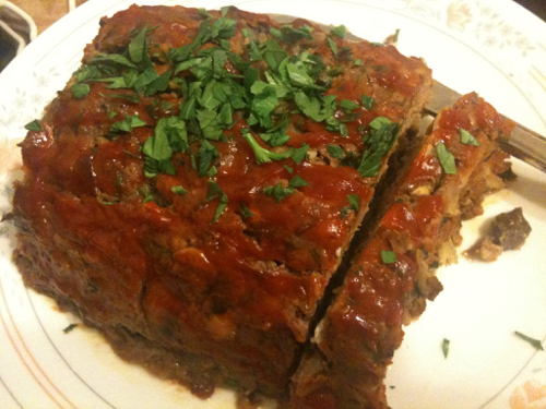 Dish-saving Meatloaf