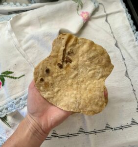 Fermented Einkorn Flour Tortillas
