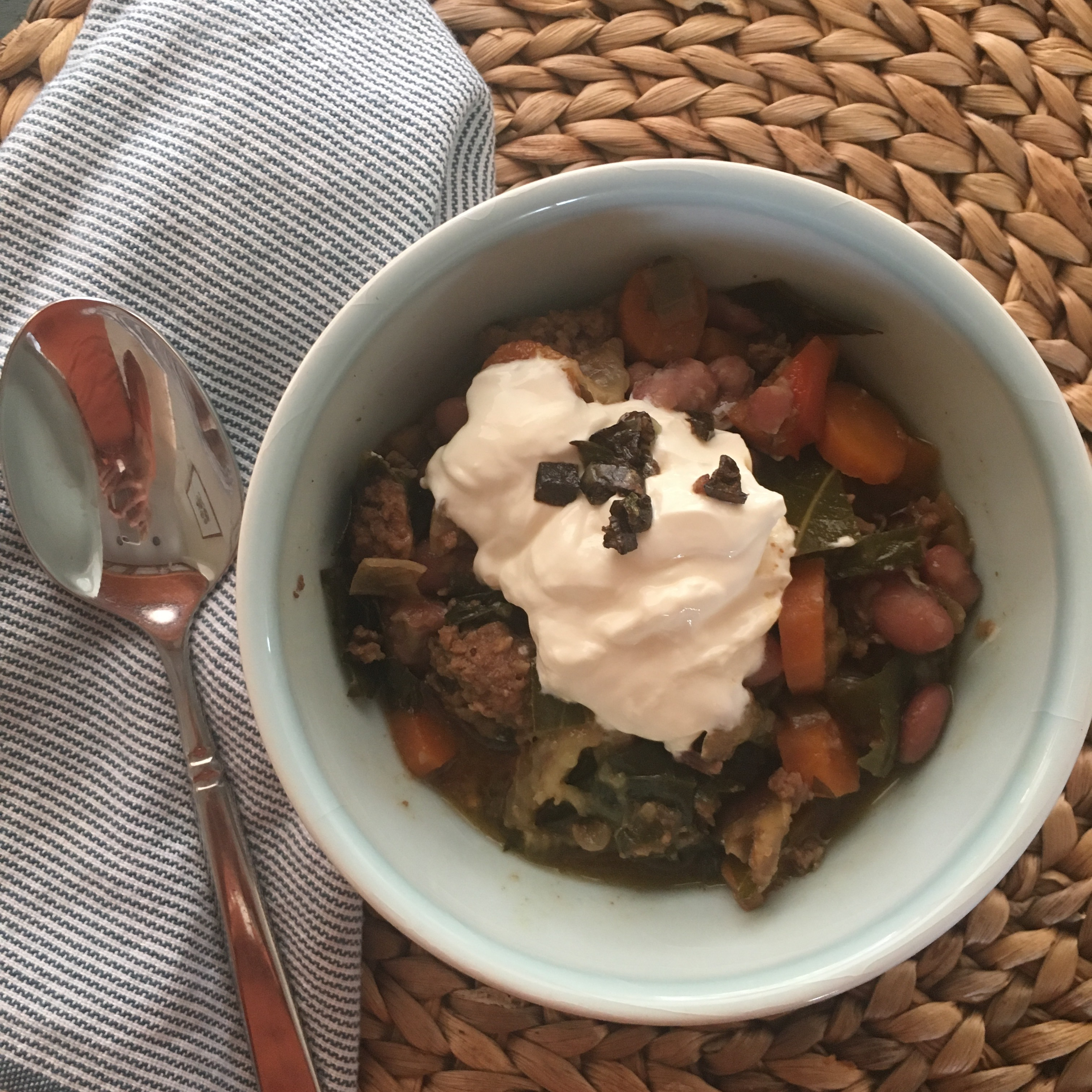 Mushroom Chili & Greens