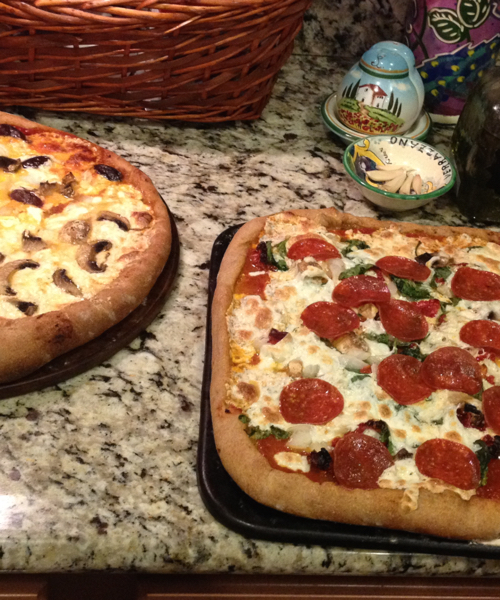 Homemade Sourdough Pizza Dough