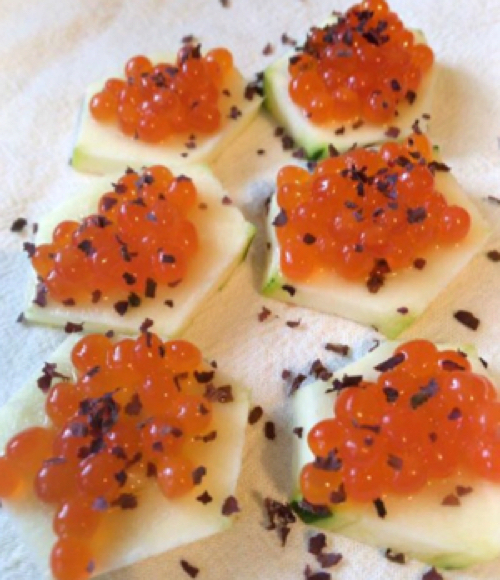 Salmon Roe Bites