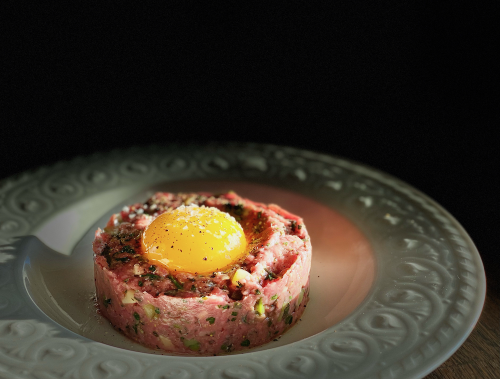 Steak Tartare with Duck Egg Yolk